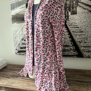 Lily Pulitzer Pink & Blue Floral cardigan